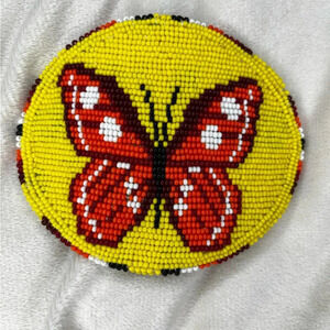 Handbeaded hair clip